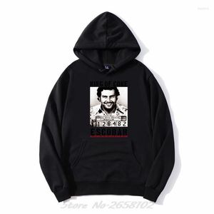 Mannen Hoodies Koning Van Coke Pablo Escobar Hoodie Joaquin Guzman El Chapo Mannen Fleece Capuchon Sweatshirt Harajuku Streetwear