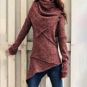 Sudaderas con capucha para hombre, suéteres de punto de cuello alto para otoño e invierno, jerséis de manga larga para mujer, jersey ajustado básico informal a la moda 2023 para mujer