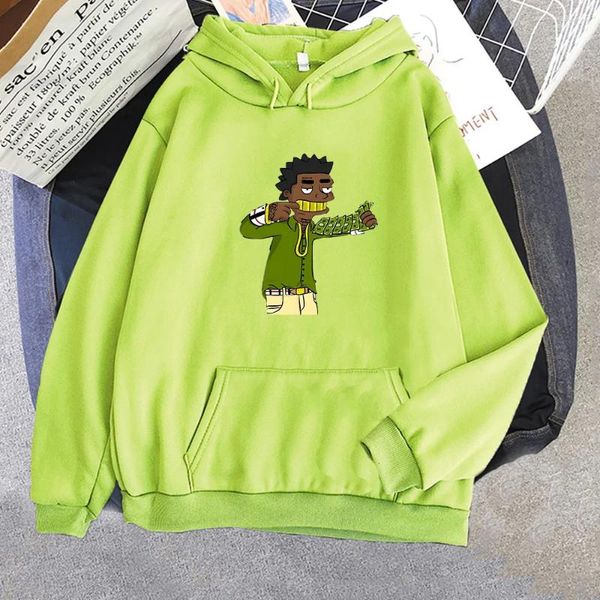 Sweats à capuche pour hommes Kodakk Black Men Kawaii Grunge Cartoon Graphic Vêtements Hip Hop Hiver Chaud Unisexe Sweatshirts Femme Anime Manches Longues