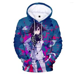 Heren hoodies kokichi ouma sweatshirts mannen vrouwen 3D print pullover Harajuku herfst winter hooded jongen/meisje danganronpa tops