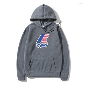 Sweats à capuche pour hommes Kway Mens Automne Macro Logo Sweatshir Cool Gif Personnalité Sweat à capuche
