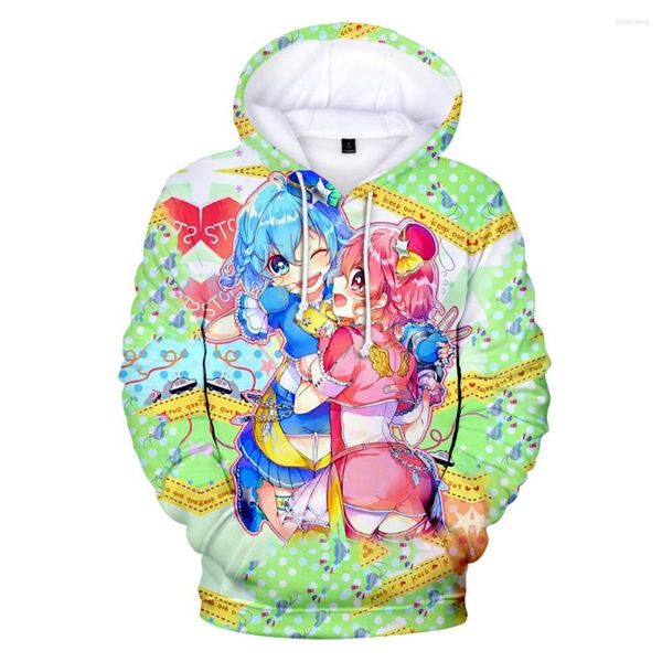 Sweats à capuche pour hommes dernière idole temps Pripara impression 3D mode automne Winer costume vêtements de sport à capuche Kawaii femmes/hommes les vêtements