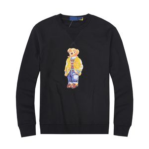 Sweats à capuche pour hommes Laurens Bear Sweatshirts Sweat à capuche orange Polo Pull Designer Cheval Mode Polo Survêtement Ensemble Ours Imprimer Lawrence Coton Casual Waterpolo VM95