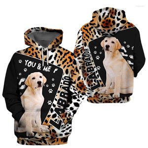 Mannen Hoodies Luipaard Labrador Hoodie 3D Gedrukt Mode Trui Mannen Voor Vrouwen Sweatshirts Trui Cosplay Kostuums 02