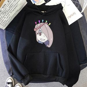 Heren Hoodies Little Witch Academia Fashion Manga Cute Anime Sweatshirts Gedrukte grafische mannen/vrouwen Kleding Lange mouwen Cartoon Hoody