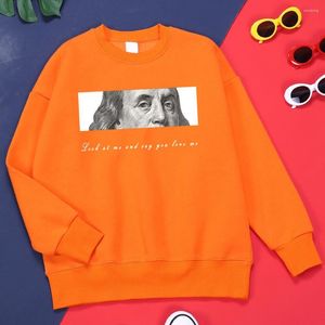 Sweats à capuche pour hommes Regardez-moi et dites que vous aimez l'homme Sweat à capuche Harajuku Vintage Mode Streetwear Graphiques Casual Hommes Survêtement