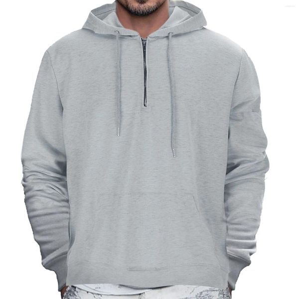 Sudaderas con capucha para hombre, sudadera holgada de manga larga con capucha, ajuste para correr, cadera-