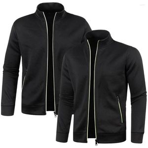 Sudaderas con Capucha para Hombre Suéter con Cremallera De Manga Larga para Hombre Otoño/Invierno Chaqueta De Terciopelo Fina Chaquetas Informales con Cuello Alto Sudadera De Lana para Hombre Abrigo Y2k