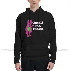 Sweats à capuche pour hommes homme commettre une fraude fiscale graphique Couple sweat-shirt en molleton fin coton purifié nouveauté pulls