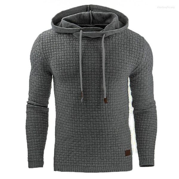 Sweat à capuche pour hommes, vêtements pour hommes, automne et hiver, Europe et états-unis, Jacquard, manches longues, manteau chaud à capuche