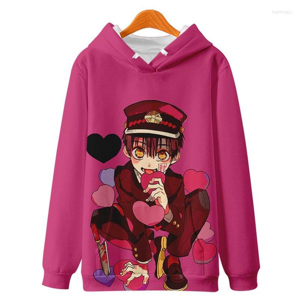 Sweats à capuche pour hommes Hommes Sweat à capuche 2022 Anime Toilette-bound Hanako-kun Nene Yashiro Cosplay Costume Sweat-shirt 3D Imprimer Enfants Garçon Fille Sportswea