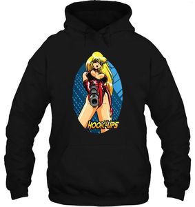 Heren hoodies mannen hoodie grappige witte zwarte tee hook ups skateboards sexy dames streetwear