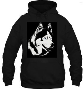 Sweats à capuche pour hommes Sweat à capuche pour homme Pull pour femme Funny Graphic Drap Husky Sled Dog Gift Design Crew Neck Long-Sleeve