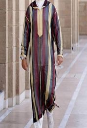 Heren Hoodies Men Moslims Fashion Abaya Jubba Thobes Arabc Pakistan Dubai Kaftan Islamc Clothing S Araba Black Long Blouse Dress Robes4432861
