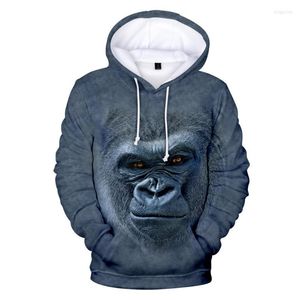 Sudaderas con capucha para hombre, sudaderas con capucha de elefante, orangután, tigre, 3D, informales, para hombre y mujer, sudadera de animales, sudadera Harajuku de gran tamaño con capucha