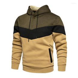 Heren Hoodies Heren Sweatshirts Europese kleur Matching Fashion Sweater Herfst en Winter Leisure Sports Top2022