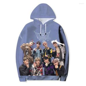 Heren Hoodies heren sweatshirts modeontwerp k kpop k- ateez 3d geprinte vrouwen/mannen Korean Spring Autum 100-4xl oversizedmen's