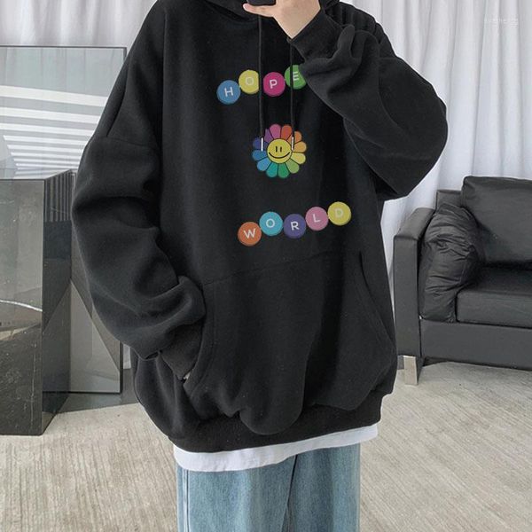 Sweats à capuche pour hommes Sweats pour hommes Hope World Hommes Anime Vêtements surdimensionnés Streetwear Sweat Harajuku Hood Vêtements Sweat à capuche esthétique