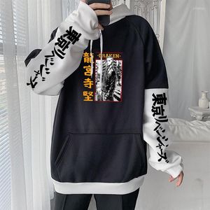 Heren Hoodies Heren Sweatshirts Ken Ryuuguuji Anime Tokyo Revengers Ullzang Harajuku Cool Manga grafische streetwear unisex los