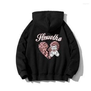 Sudaderas con capucha para hombre Sudaderas para hombre Neploha con estampado de dibujos animados ropa de calle de primavera informal con capucha Plus 5XL sudaderas de gran tamaño para hombre