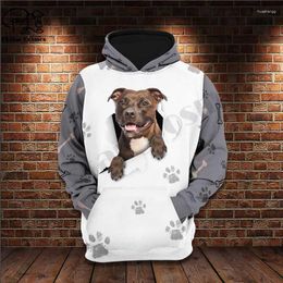 Heren Hoodies heren sweatshirts plstar cosmos 3dprinted est pitbull honden huisdier cadeau Harajuku streetwear unieke unisex casual