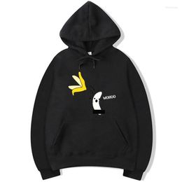 Heren Hoodies heren sweatshirts xin yi modemerk hoodie leuke banaan geschilde print casual hiphop kap kleding mannen sweatshirt tops