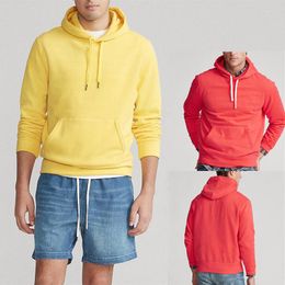 Sudaderas con capucha para hombre Caballo pequeño Otoño Invierno Sudadera con capucha Masculina Top de manga larga Moda Casual Jersey de algodón