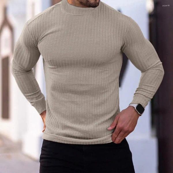 Sudaderas con capucha para hombre Camisa de invierno para hombre Top Color sólido Manga larga Ligera Absorción del sudor Secado rápido Sudadera ajustada