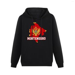 Heren Hoodies Men Vrouwen Montenegro vlag Montenegrin Country Map Hoodie pullover Hooded Dikke hiphop sweatshirt katoen unisex