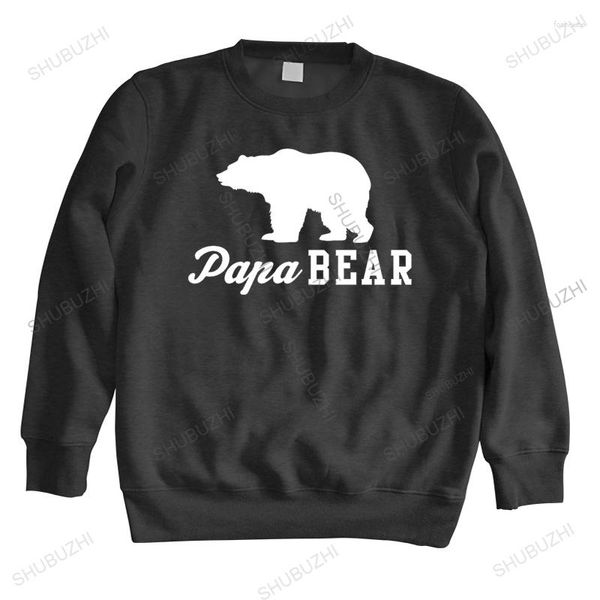 Sweats à capuche pour hommes Sweat à capuche de luxe pour hommes Papa Bear Sweatshirts drôles Papa Père Grand-père Cadeau d'anniversaire Mode avec énonciations Sweat à capuche chaud