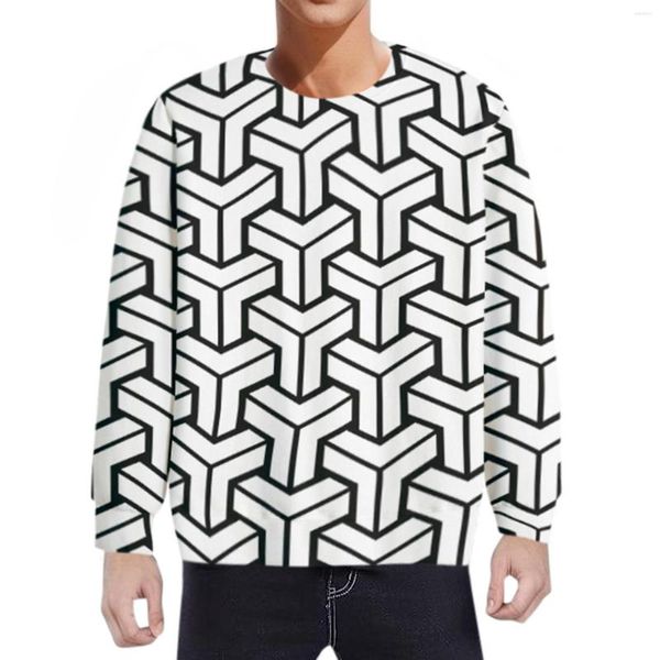 Sweats à capuche pour hommes Costumes de survêtement pour hommes Printemps et hiver Tendance de la mode Lâche Col rond Casual 3D Pull à capuche imprimé Veste en tricot léger