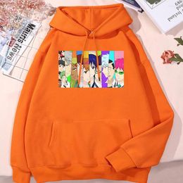 Heren Hoodies Heren Sweatshirt Anime Saiki Kusuo Ramp Cartoon Gedrukte Mannetjes Dames Oversized Round Neck Hoodied Tops Zachte kleding