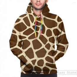 Sweats à capuche pour hommes Sweat pour hommes pour femmes Funny Giraffe Pattern Print Casual Hoodie Streatwear