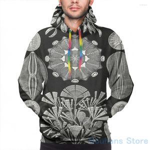 Heren Hoodies Mens Sweatshirt For Women Funny Diatomea - Ernst Haeckel Print Casual Hoodie Streatwear