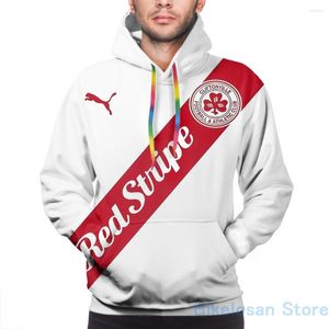 Sudaderas con capucha para hombre Sudadera para hombre para mujer Divertido Cliftonville Red Stripe Fans Jersey Imprimir Casual Sudadera con capucha Streatwear