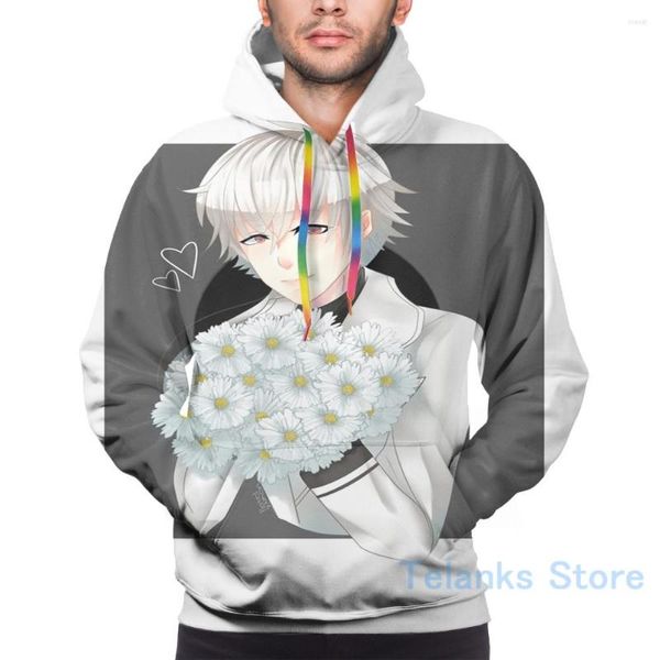 Sudaderas con capucha para hombre, sudadera para hombre y mujer, divertida sudadera con estampado Zen-Mystic Messenger, informal, Streatwear