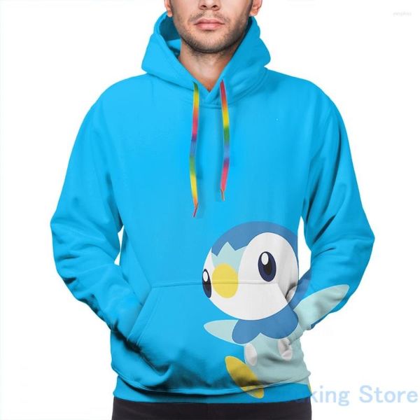 Sweats à capuche pour hommes Sweat pour homme pour femme Funny Piplup Design Print Casual Hoodie Streatwear