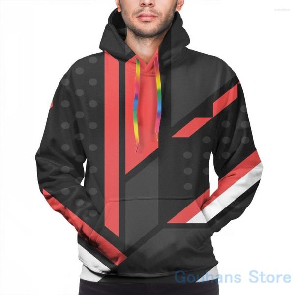 Sudaderas con capucha para hombre Sudadera para hombre para mujer Funny CSGO Black Red White Print Casual Hoodie Streatwear