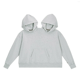 Sweats à capuche pour hommes Hommes Femmes Deux personnes Sweat à capuche drôle Intime Lâche Solide Sweat-shirt Une pièce Couples Pull Fête de vacances Jumpers Topsn