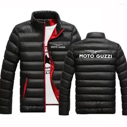 Hoods Hoodies Moto Guzzi 2023Casual Pies overwinnen mannen Parker Jacket Fashion Thermal Gededed Coat Clothing veelzijdig