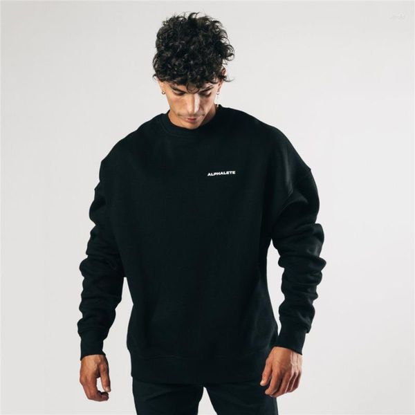 Sweat à capuche masculine Muscle Male Fitness Fitness Hoodie Hip Hop Street Wear Pullover Unisexe Skateboard Sweatshirts