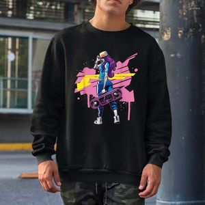 Sudaderas con capucha para hombre, instrumento Musical, pájaros, clave de sol, sudaderas gráficas, ropa de calle para hombre y mujer, Tops con capucha de cuello redondo de algodón