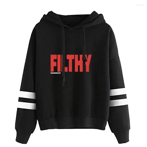 Hoodies masculins Nadine Shah Filthy Underneath Pullover Hoodie Femmes Sweats-shirts à capuche Fashion Long Manche