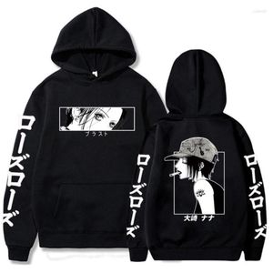 Men's Hoodies Nana Osaki Print Anime Aesthetic Hip Hop Harajuku Tracksuit Streetwear Fleece Hooded Couples Y2k Sweatshirt