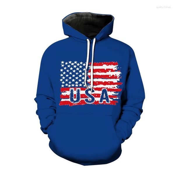 Sweats à capuche pour hommes Drapeau national Impression 3D États-Unis Royaume-Uni Brésil Chili Impression Sweat à capuche Hommes Femmes Mode Sweat à capuche Pull Hip Hop Vêtements