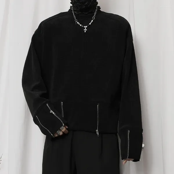 Sweats à capuche pour hommes NDNBF Blockbuster Fleece Spring Vêtements A Senior Male Money Yamamoto Wind Zippers Designer Ensembles Loose Round Collar Tide