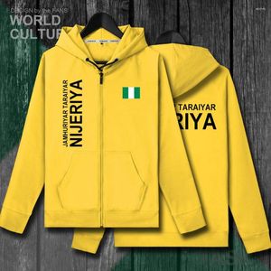 Sweats à capuche pour hommes Nigeria Nijeriya nigérian NG hommes polaires manteaux d'hiver hommes vestes et vêtements décontractés Nation pays survêtement