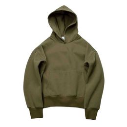 Herenhoodies Nocta hoodie Sweatshirts essentialshoodie Geen string Zwaargewicht fleece schouder drop pullover Blank streetwear hoodi unisex borduurhoodie CZ2M