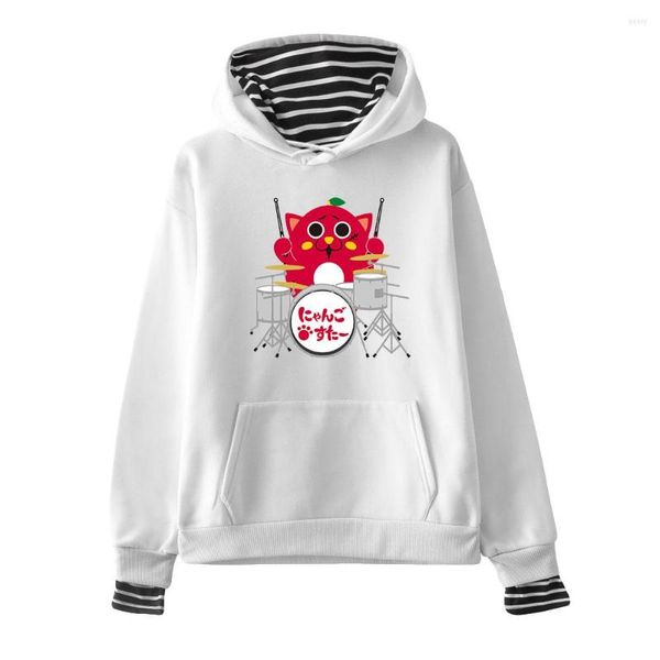 Hoodies para hombres Nyango Star Merch 2d Mujeres con capucha con capucha Harajuku High Collar Alto Collar