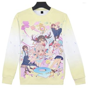 Mannensweater met capuchon Onimai I'm Now Your Sister! Merch CREWNECK Herfst Winter Mannen/Vrouwen Casual Ronde Sweatshirt Anime